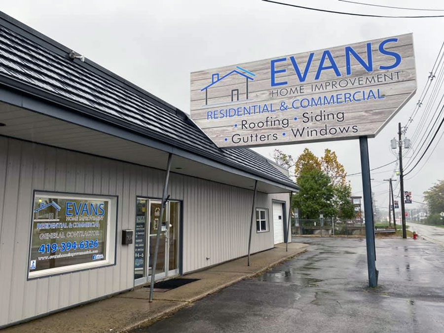 Evans Main Location - Sign